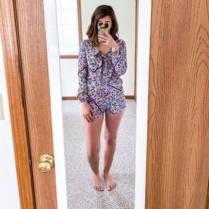 Charlotte Russe Paisley Romper